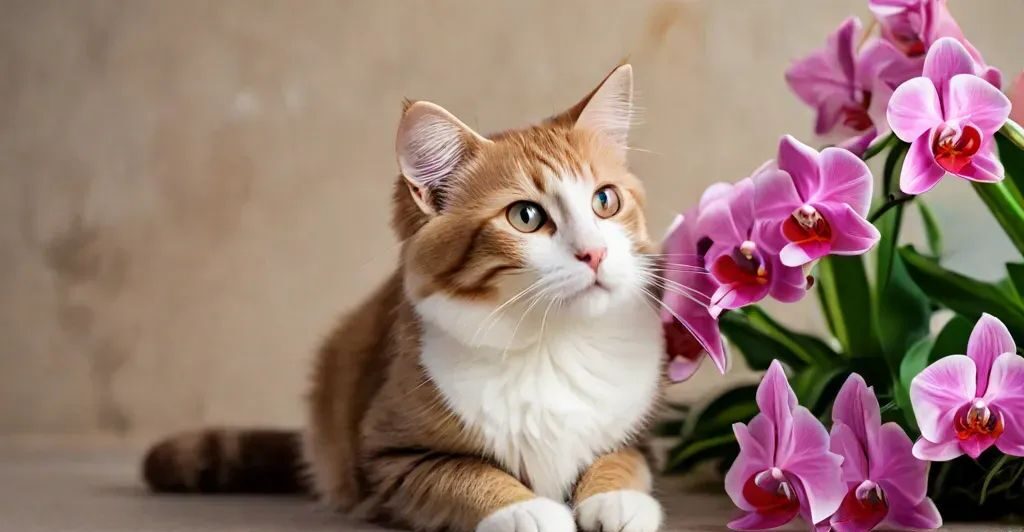 are orchids poisonous to cats