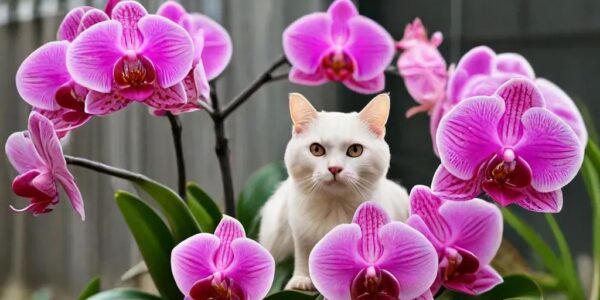 are orchids poisonous to cats