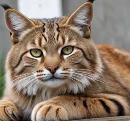 Bobcat and Domestic Cat Mix