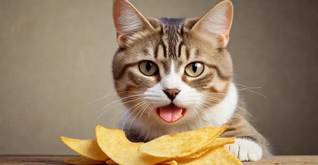 Can cats eat crisps?