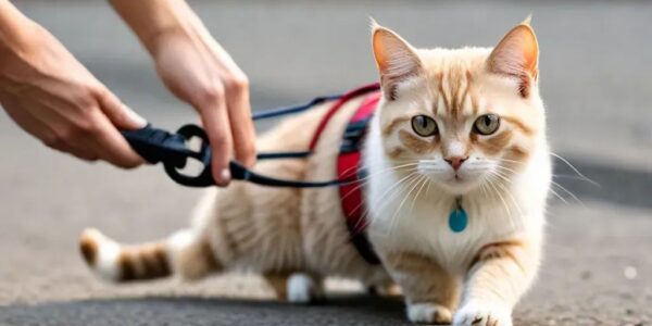 How to Harness Train a Cat