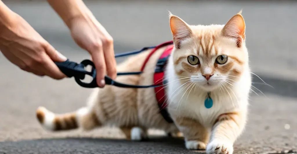 How to Harness Train a Cat