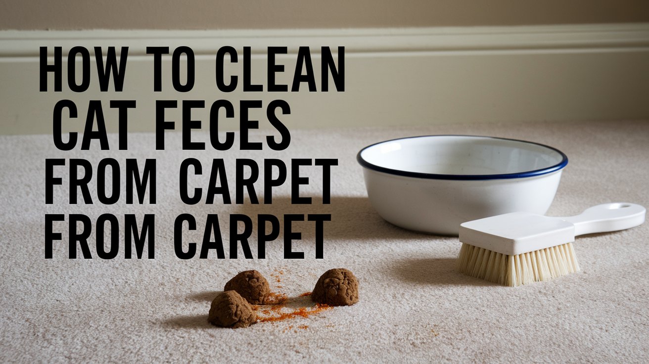 How to Clean Cat Feces from Carpet: A Step-by-Step Guide